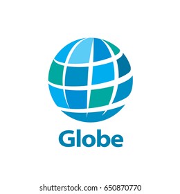 globo de logotipo vectorial