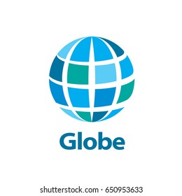 vector logo globe