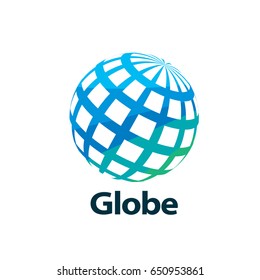 vector logo globe