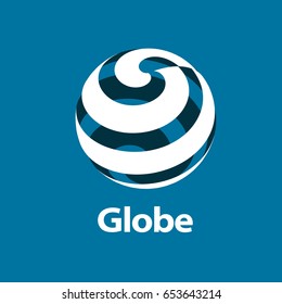 vector logo globe
