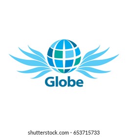vector logo globe
