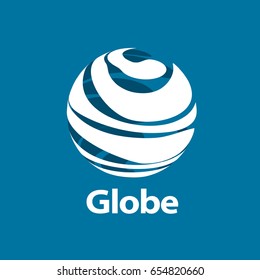 vector logo globe