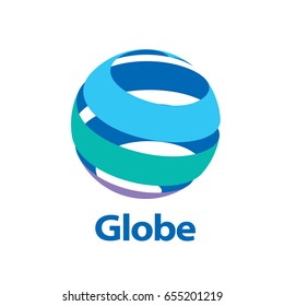 vector logo globe
