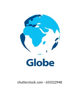 Globe Logo Vector Design Illustration Stock Vector (Royalty Free ...