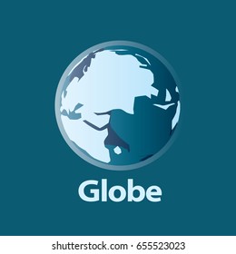 vector logo globe