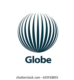 vector logo globe