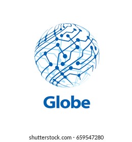 Vector Logo Globe