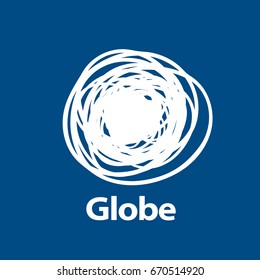 vector logo globe