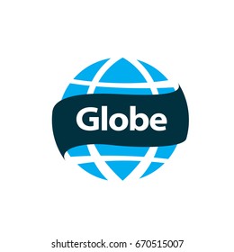 vector logo globe