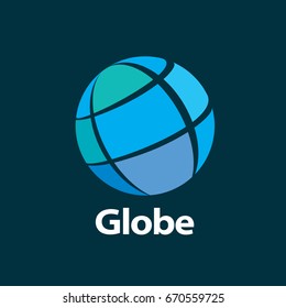 vector logo globe