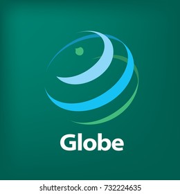 vector logo globe