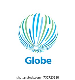 vector logo globe