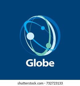 vector logo globe