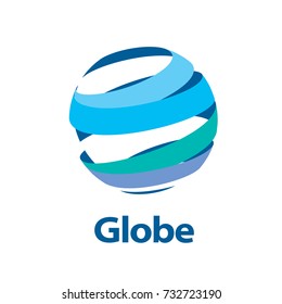 vector logo globe