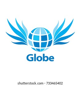 vector logo globe