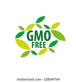 Vector logo gmo free