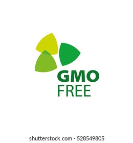 Vector logo gmo free
