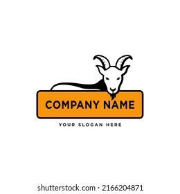 Vector logo Goat Logo Style Premium Vector Logo Company 