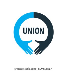 vector logo handshake