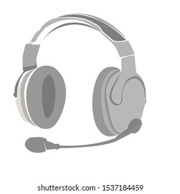 
vector logo headseat in gray