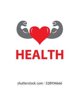 vector logo health