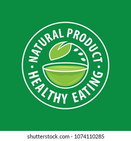 vector logo healthy eating