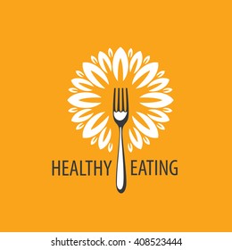 vector logo healthy eating