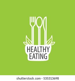 Vector Logo Healthy Eating