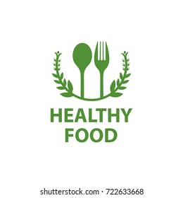 vector logo healthy eating