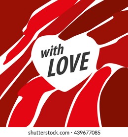 vector logo heart