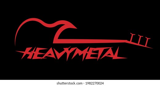 vector logo for heavy metal band, Deathcore, Loudest,