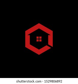 Vector Logo Hexagon Real Estate