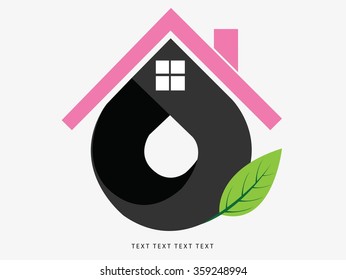 vector logo home
