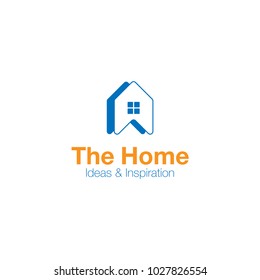 Vector logo home ideas and inspiration. Abstract concept icon for real estate