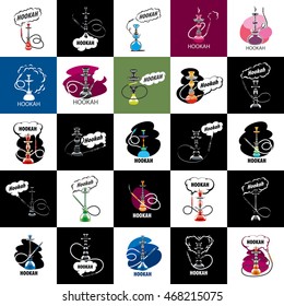vector logo hookah