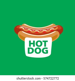 vector logo hot dog