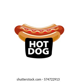 vector logo hot dog