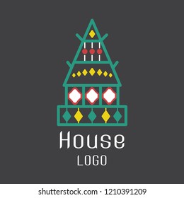 Vector logo for house