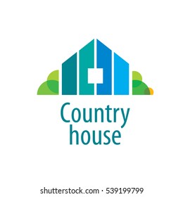 vector logo house