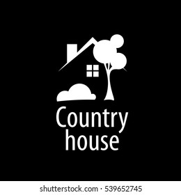 vector logo house