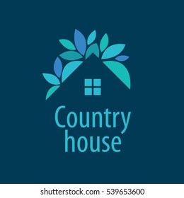 vector logo house
