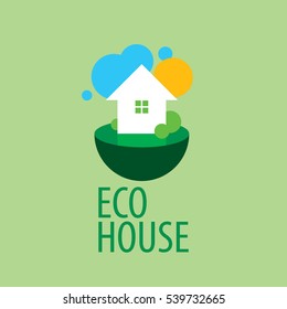 vector logo house