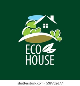 vector logo house