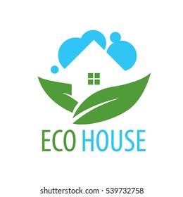 vector logo house