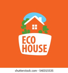 vector logo house