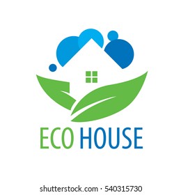 vector logo house