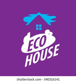 vector logo house