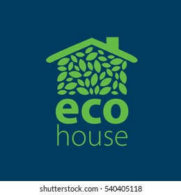 vector logo house