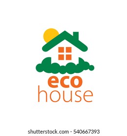 vector logo house
