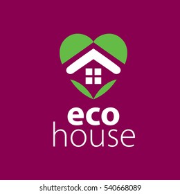 vector logo house